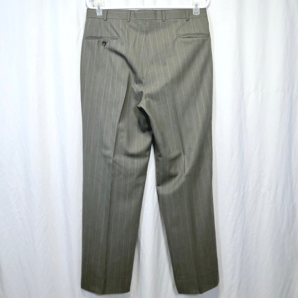Christian Brooks Pinstripe Suit Men 44L Two-Piece Set - Picture 4 of 15
